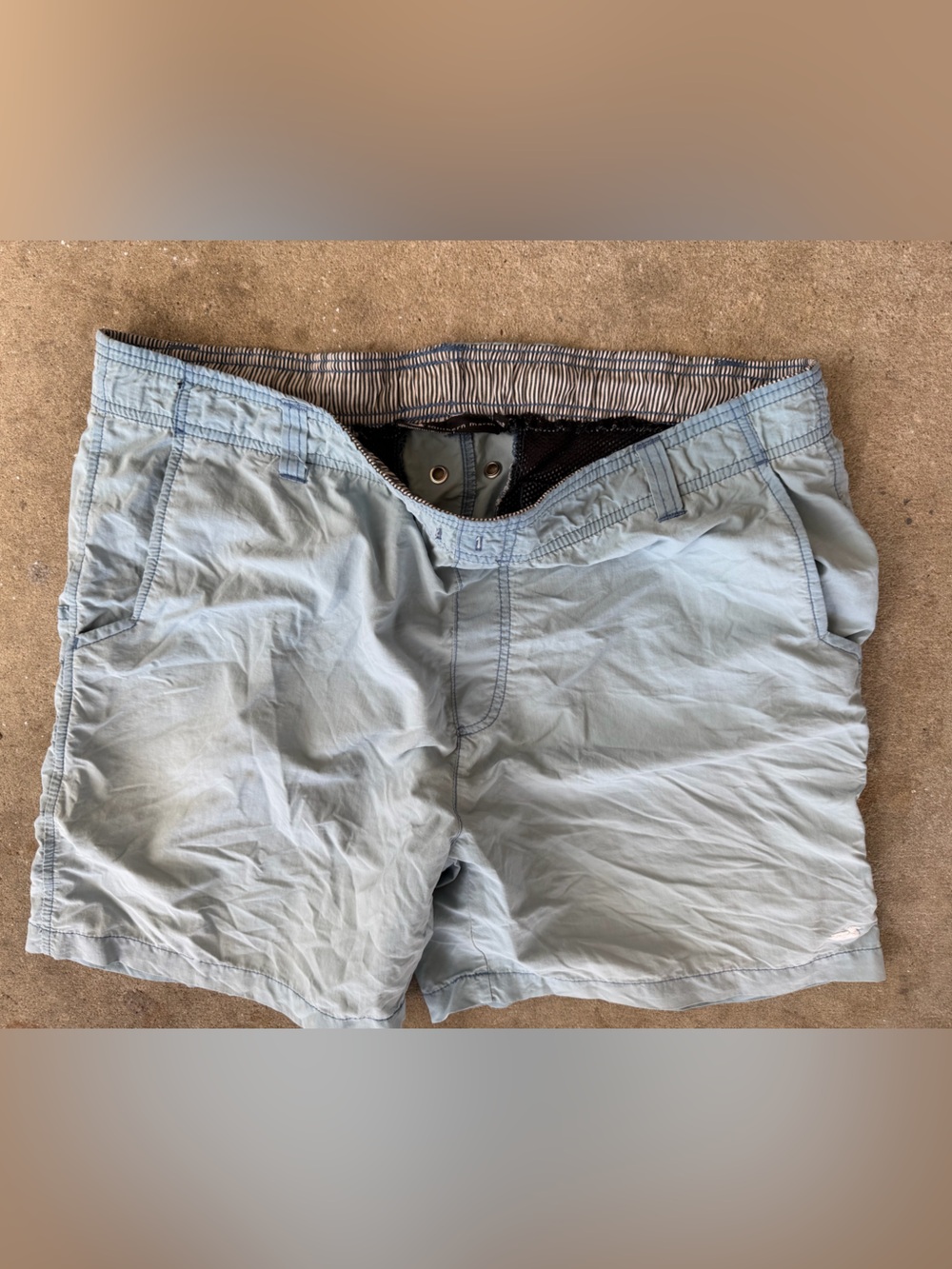 Southern Marsh Men's Light Blue Athletic Shorts